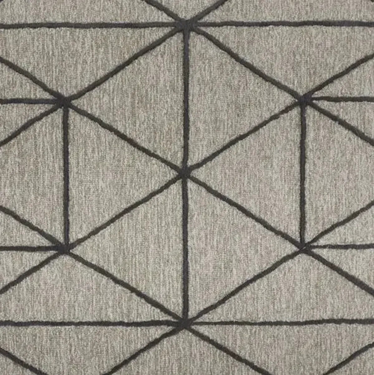 Emmy Hand-Tufted Rug - Charcoal/Gray - Gray