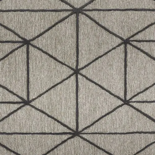 Emmy Hand-Tufted Rug - Charcoal/Gray - Gray