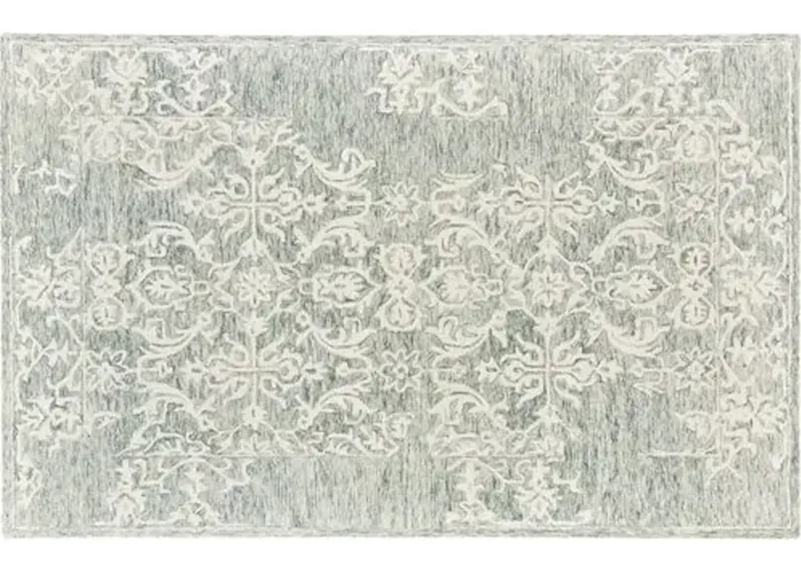 Kyle Hand-Tufted Rug - Green - Green