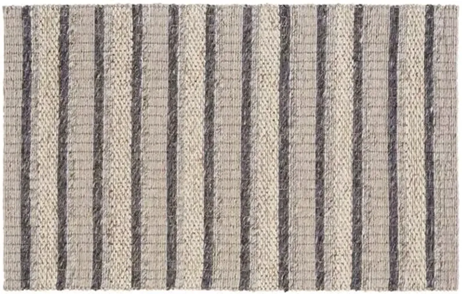 12' x 15' Genet Geometric Handwoven Rug - Beige - Beige