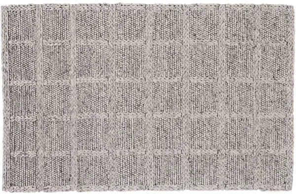 Genet Geometric Handwoven Rug - Natural/Gray - Gray