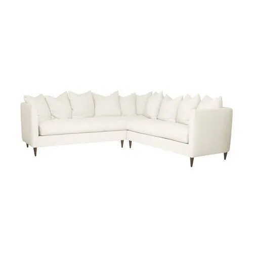 Kim Salmela - Laguna Crypton Sectional - White