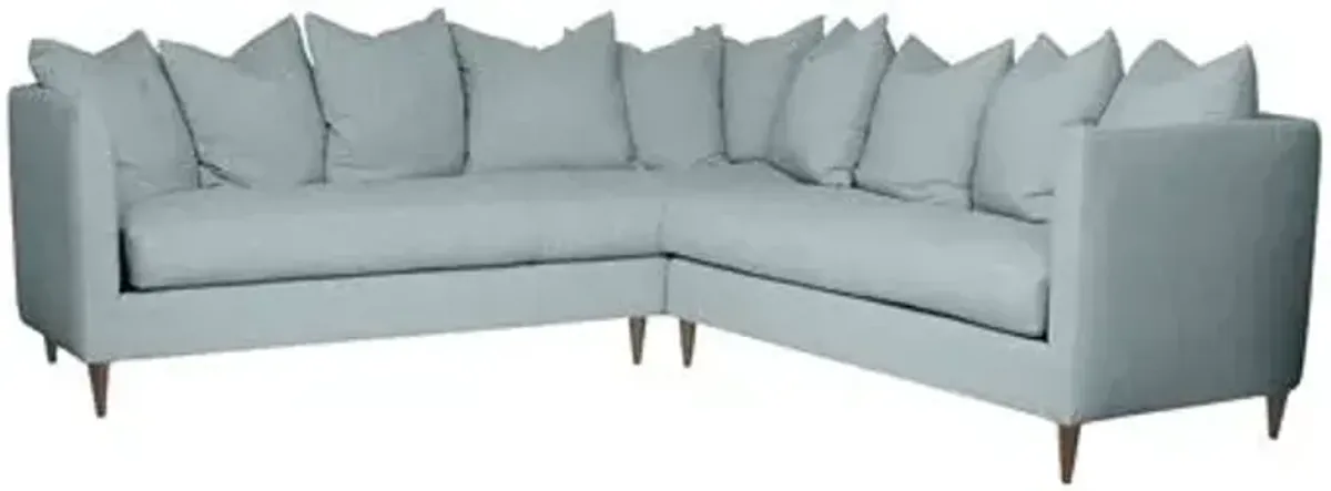 Kim Salmela - Laguna Crypton Sectional - Blue