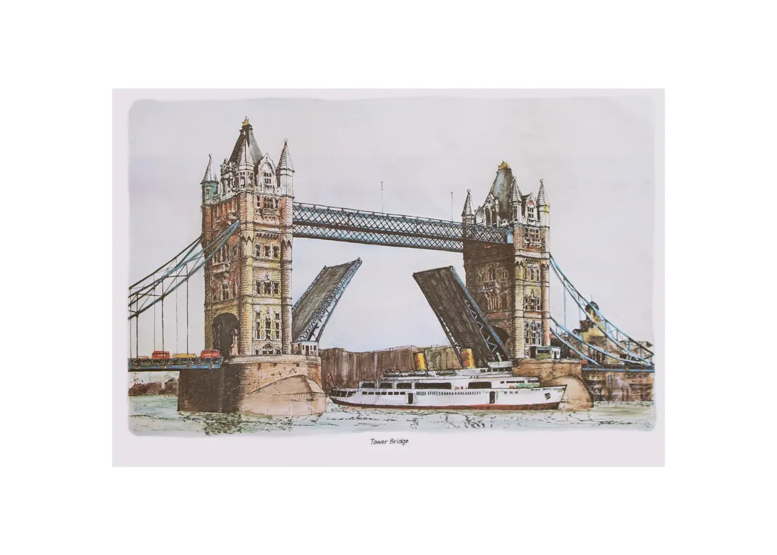 1970s Bernard Smith - Tower Bridge - Brown