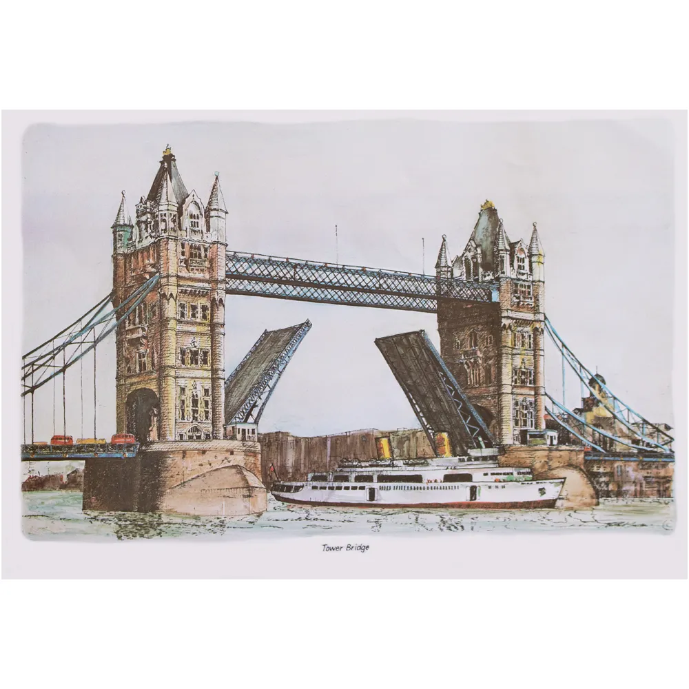1970s Bernard Smith - Tower Bridge - Brown