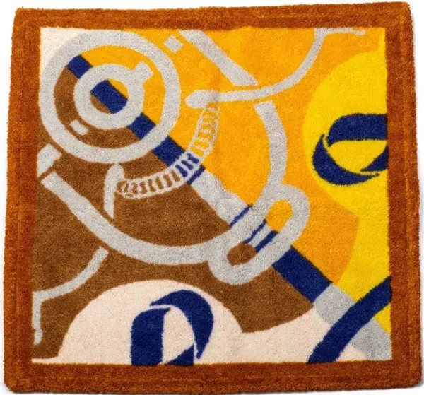 Hermes Terry Cloth Square Bath Towel