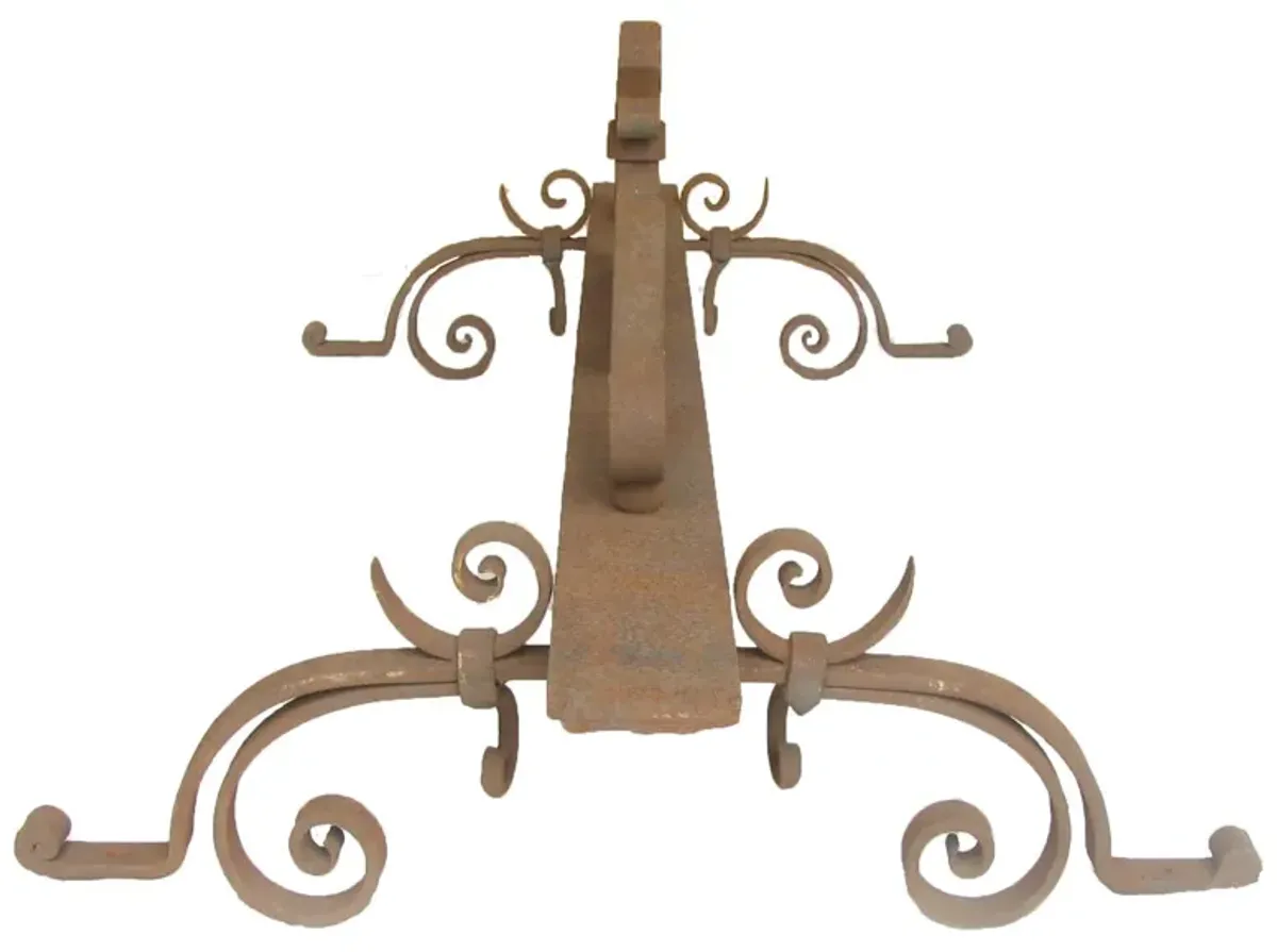 Custom French Iron Fireplace Fender - Chez Vous - Black