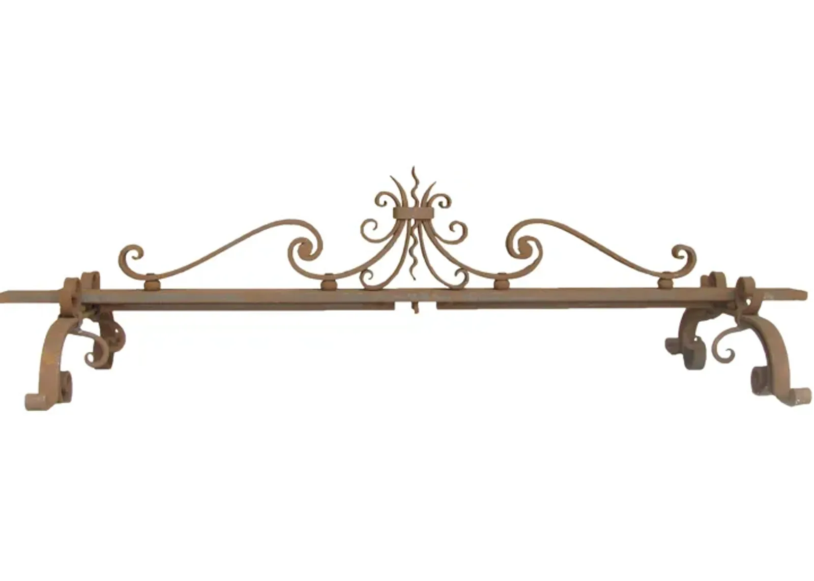 Custom French Iron Fireplace Fender - Chez Vous - Black