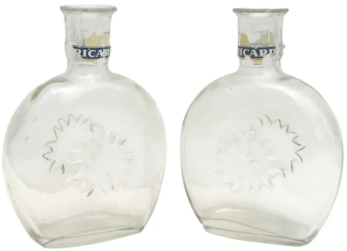 MCM French Ricard Bistro Carafes - Set of 2 - Chez Vous - Clear