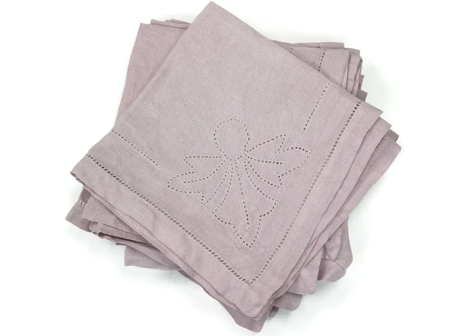 French Lavender Cocktail Napkins - Set of 11 - The Queens Landing - Purple