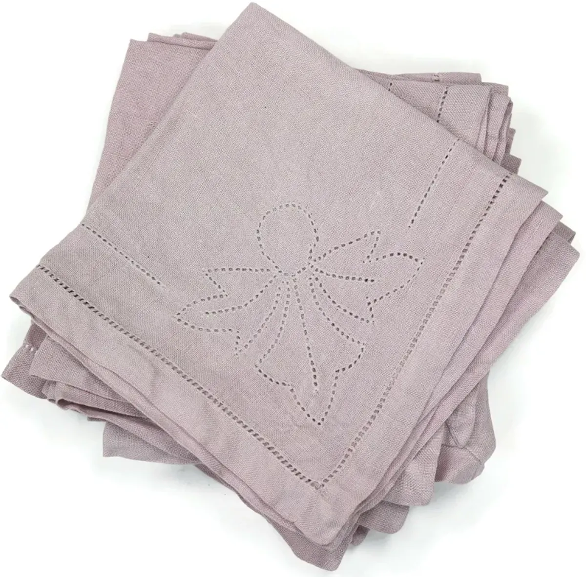 French Lavender Cocktail Napkins - Set of 11 - The Queens Landing - Purple