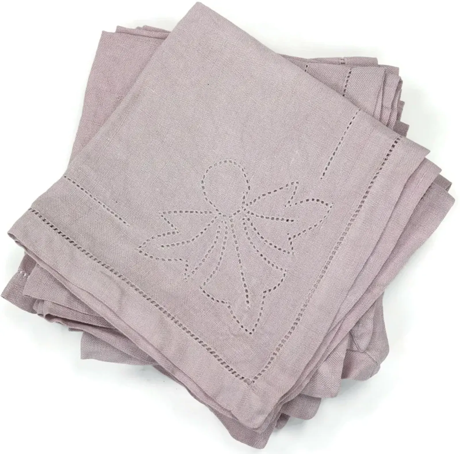 French Lavender Cocktail Napkins - Set of 11 - The Queens Landing - Purple