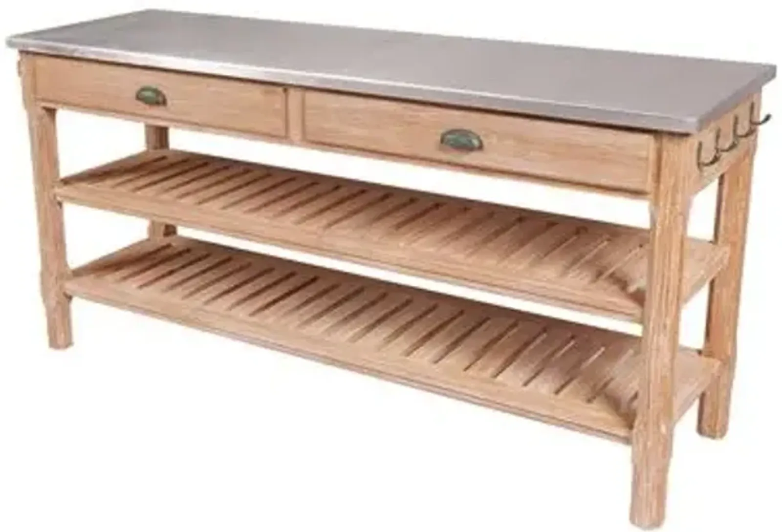 Orchard Outdoor Teak Buffet Table - Natural - Lauren Liess