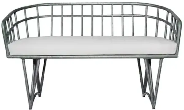 Jardin Outdoor Bench - Verdigris - Lauren Liess - Green