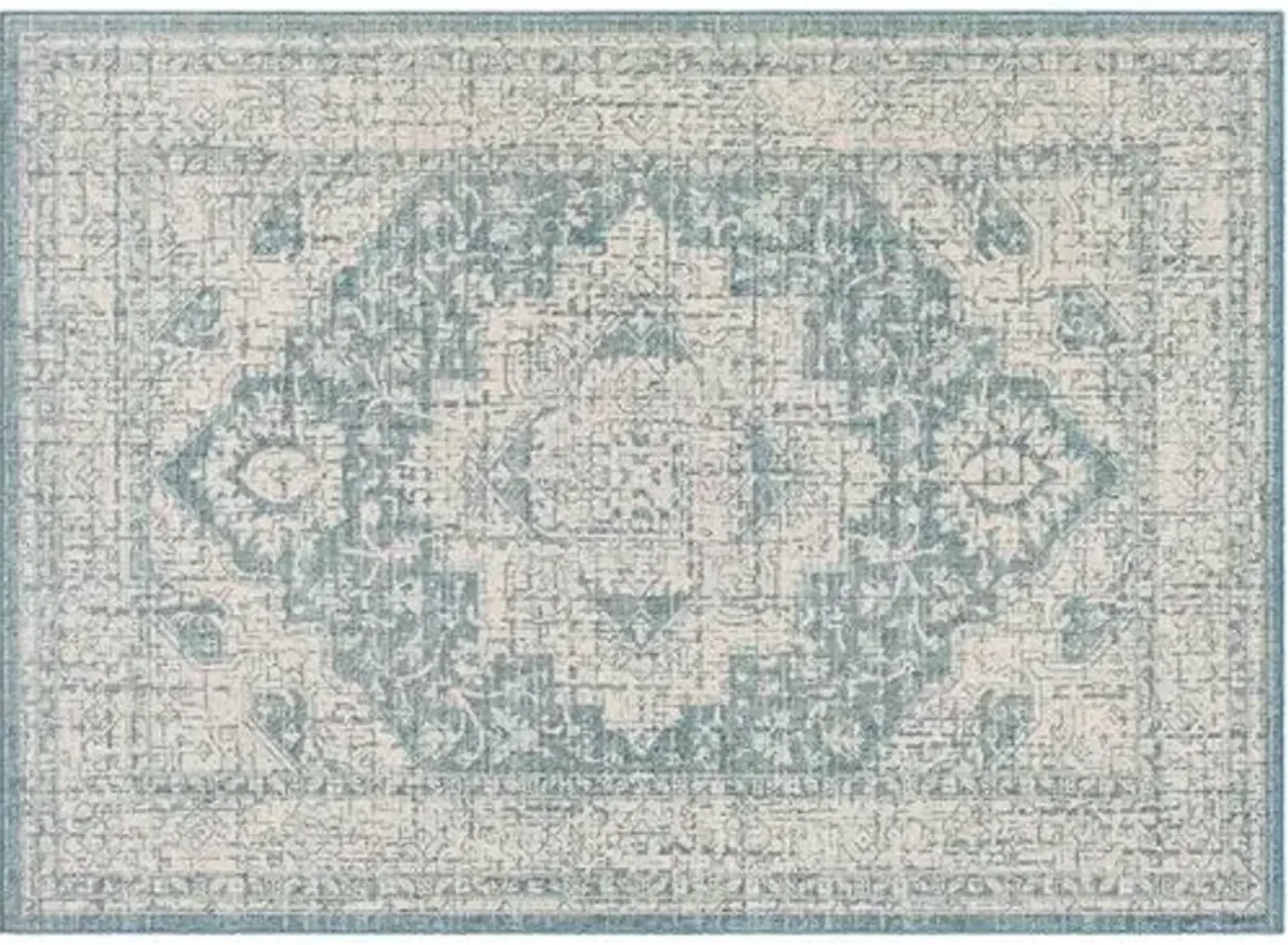 Vernazza Outdoor Rug - Aqua - Green - Green