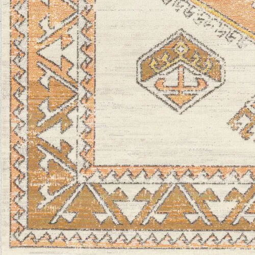 Edirne Outdoor Rug - Saffron - Beige - Beige