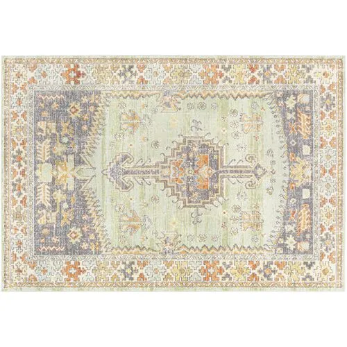 Edirne Outdoor Rug - Burnt Orange - Orange