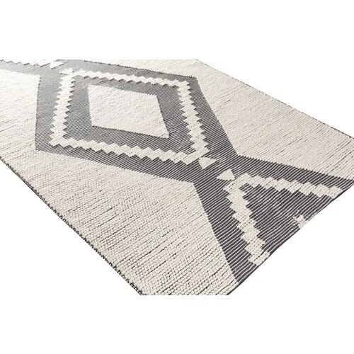 Artemis Outdoor Rug - Charcoal - Gray - Gray