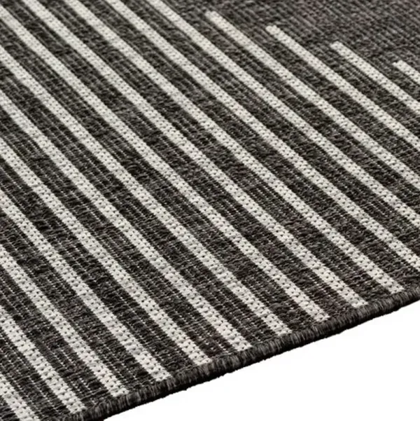 Persephone Outdoor Rug - Charcoal - Gray - Gray