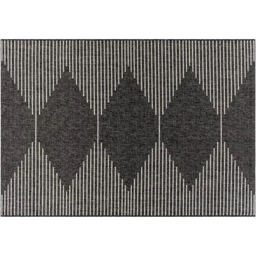 Persephone Outdoor Rug - Charcoal - Gray - Gray