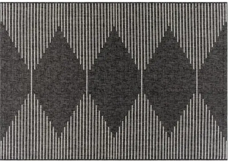 Persephone Outdoor Rug - Charcoal - Gray - Gray