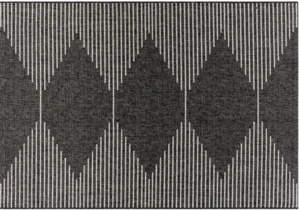 Persephone Outdoor Rug, Charcoal