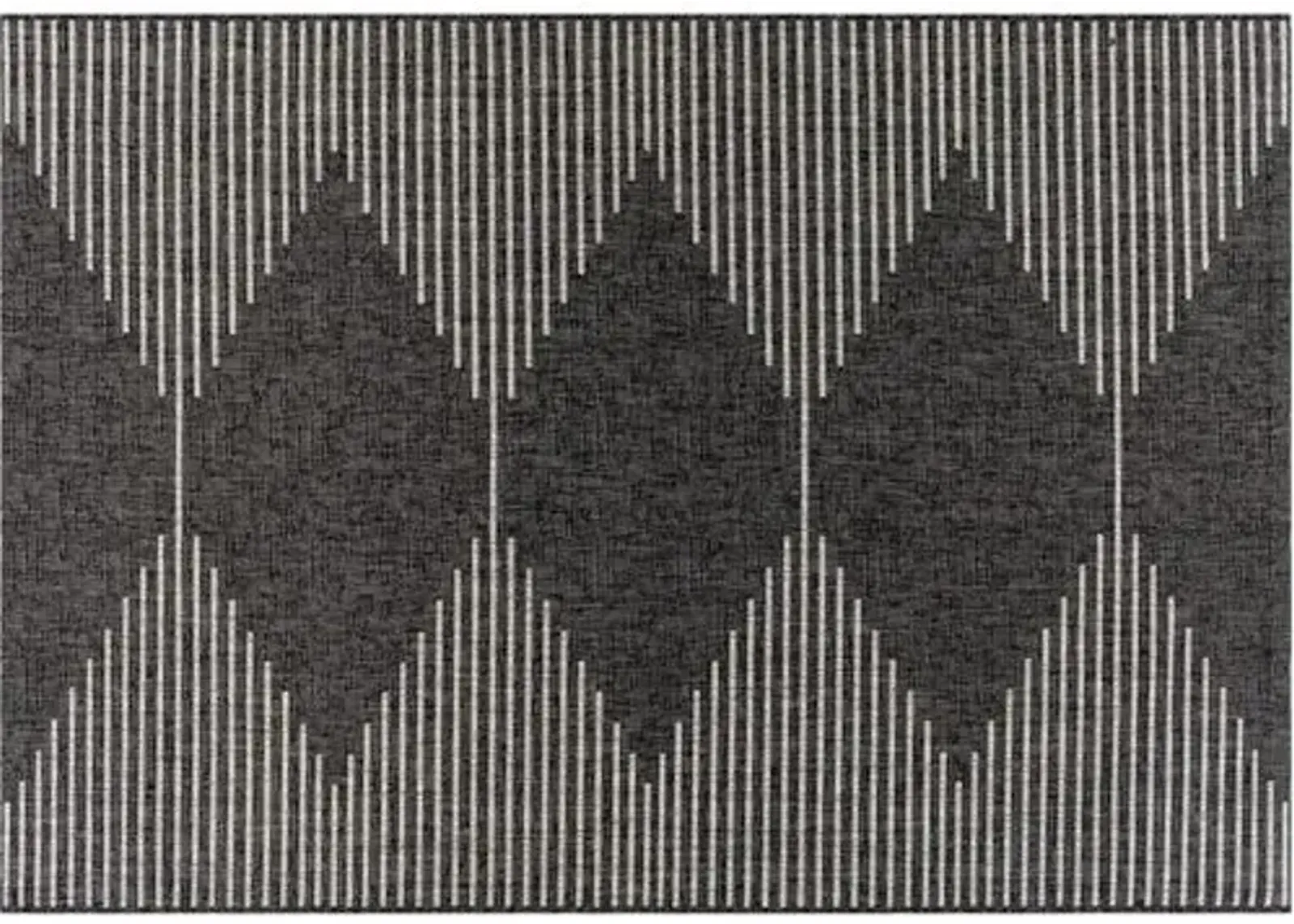 Persephone Outdoor Rug - Charcoal - Gray - Gray