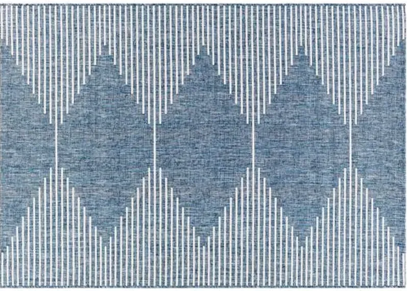 Persephone Outdoor Rug - Navy - Blue - Blue