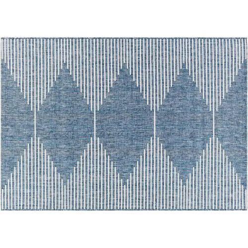 Persephone Outdoor Rug - Navy - Blue - Blue