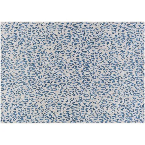 Persephone Outdoor Rug - Blue Gray - Blue