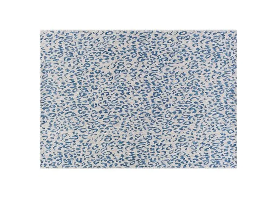 Persephone Outdoor Rug - Blue Gray - Blue