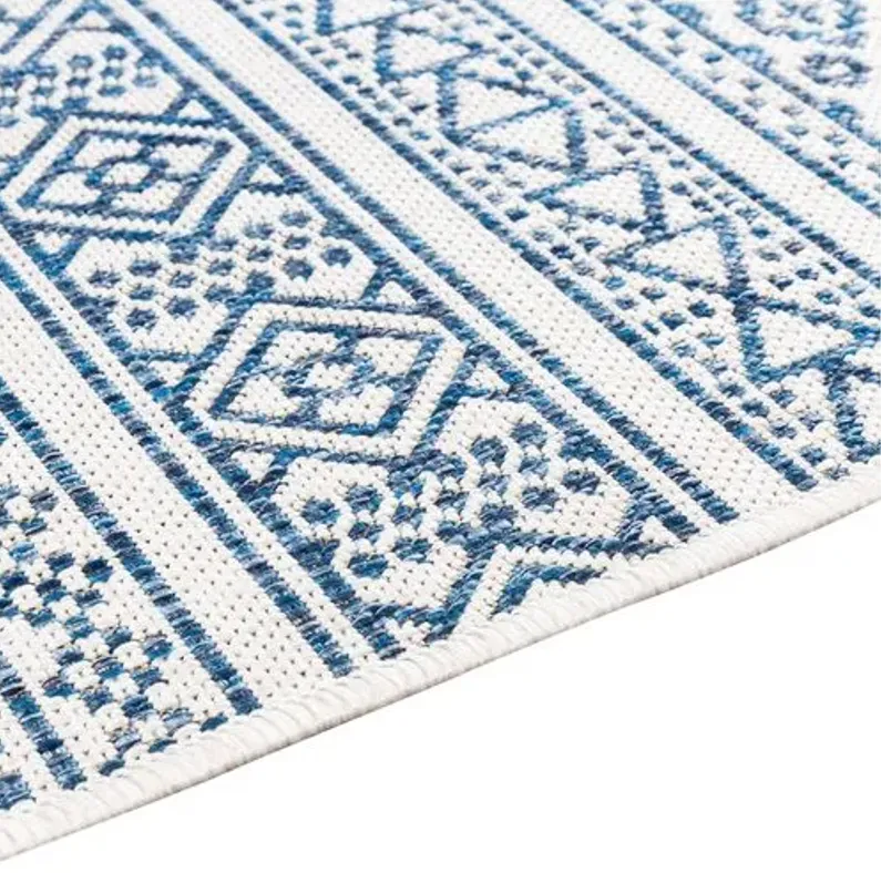 Persephone Outdoor Rug - Pale Blue - Blue