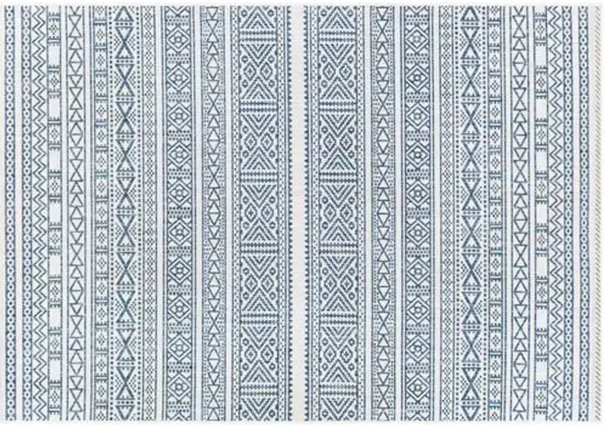 Persephone Outdoor Rug - Pale Blue - Blue