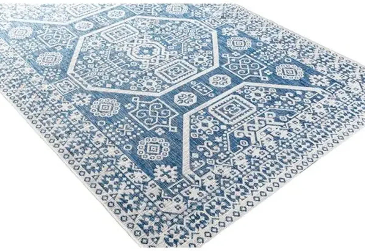 Persephone Outdoor Rug - Bright Blue - Blue