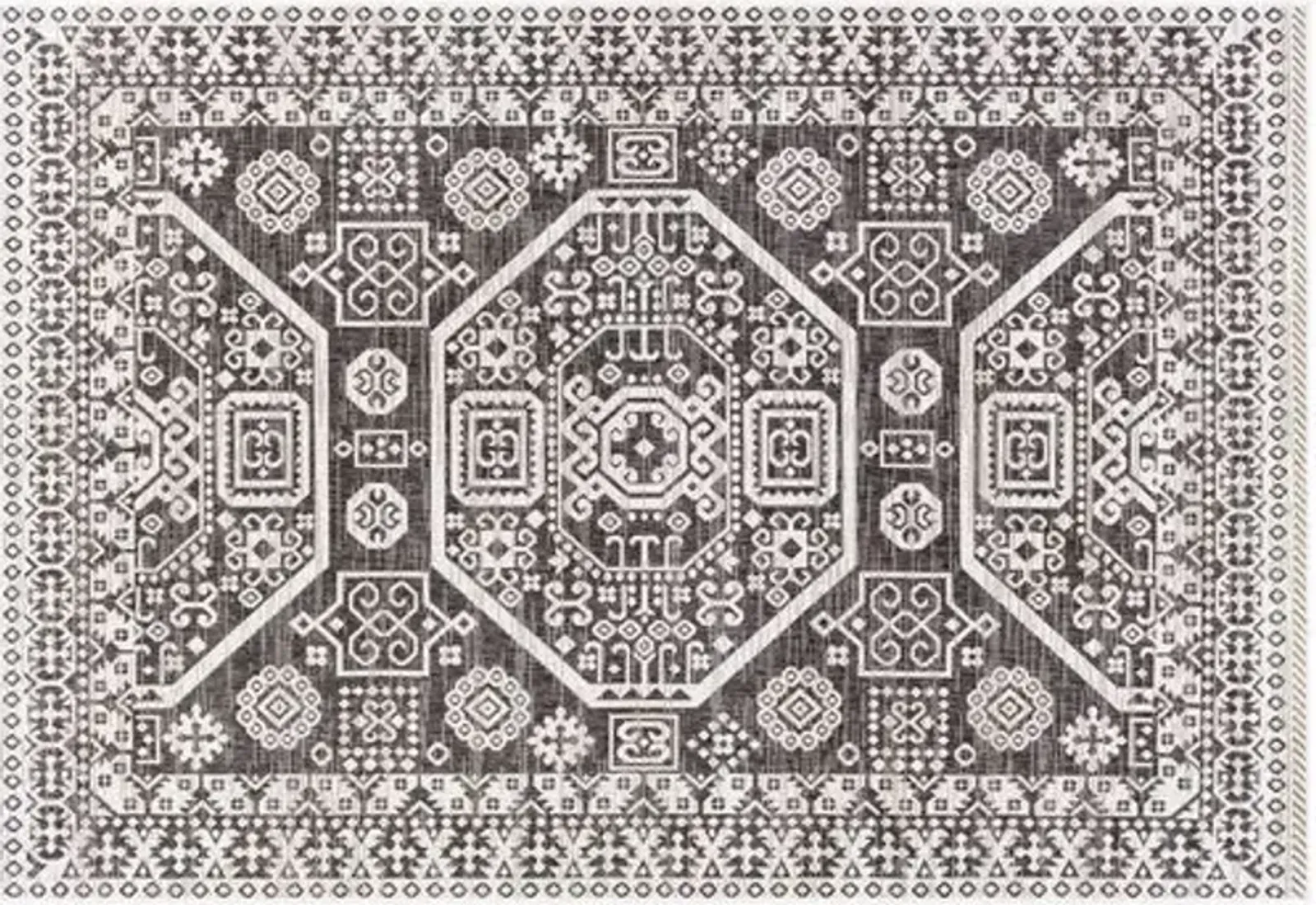 Persephone Outdoor Rug - Medium Gray - Gray