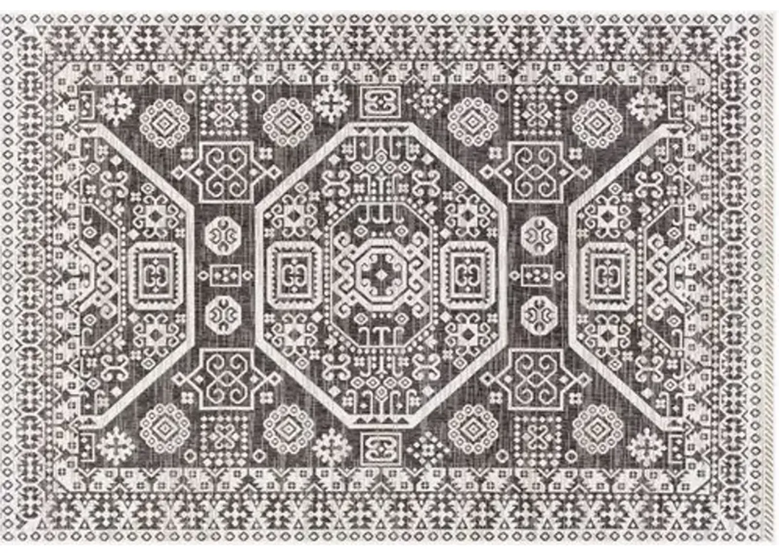 Persephone Outdoor Rug - Medium Gray - Gray