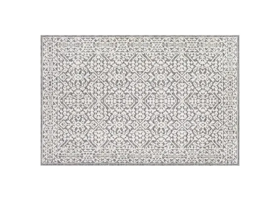 Hera Outdoor Rug - Medium Gray - Gray