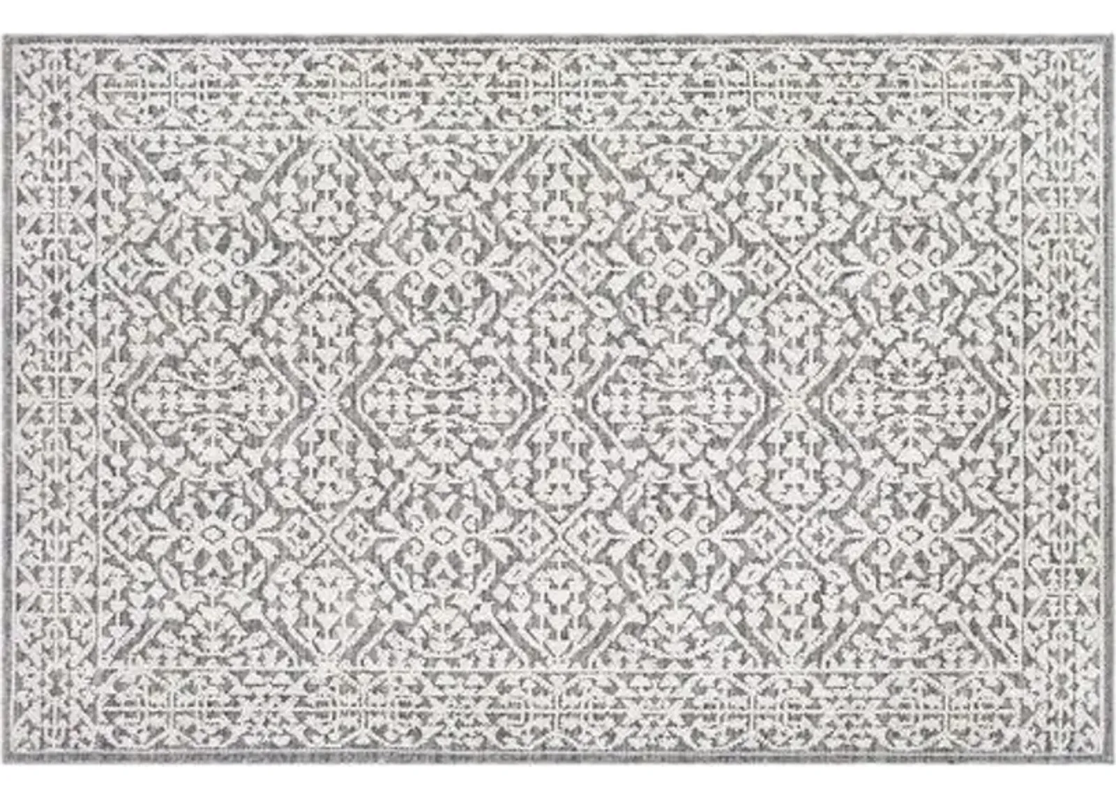 Hera Outdoor Rug - Medium Gray - Gray