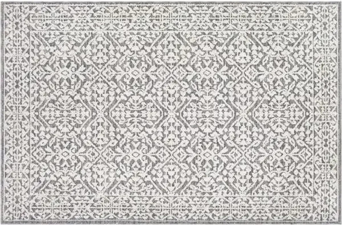 Hera Outdoor Rug - Medium Gray - Gray