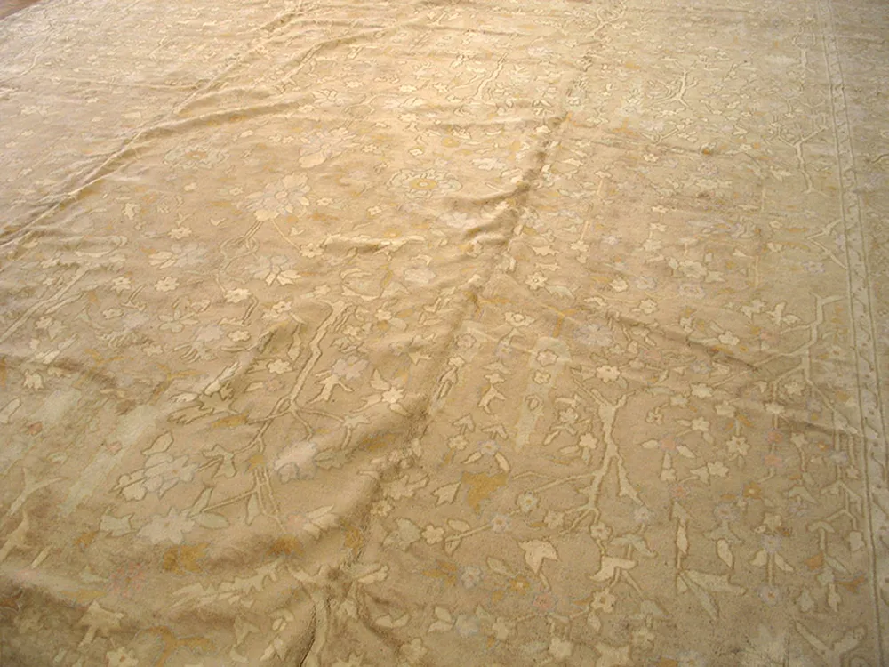 Indian Rug 18'2" x 13'6" - Beige - Beige