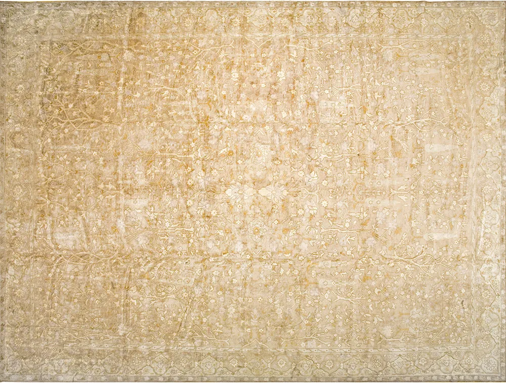 Indian Rug 18'2" x 13'6" - Beige - Beige