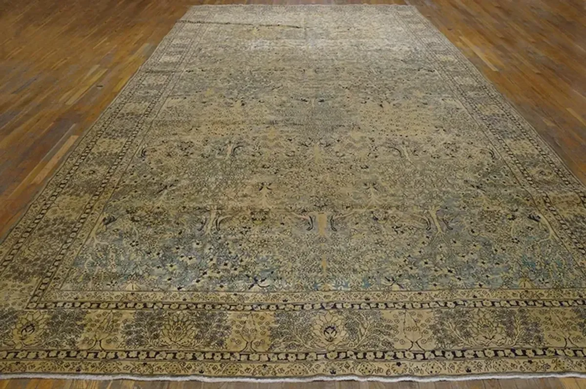 Indian Rug 19'8" x 10'4" - Blue - Blue