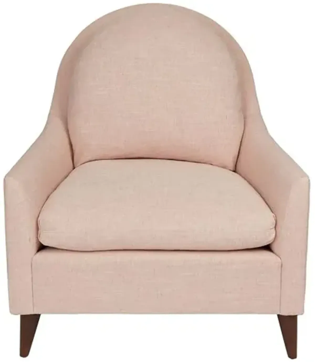 Kim Salmela - Lowell Linen Chair - Pink