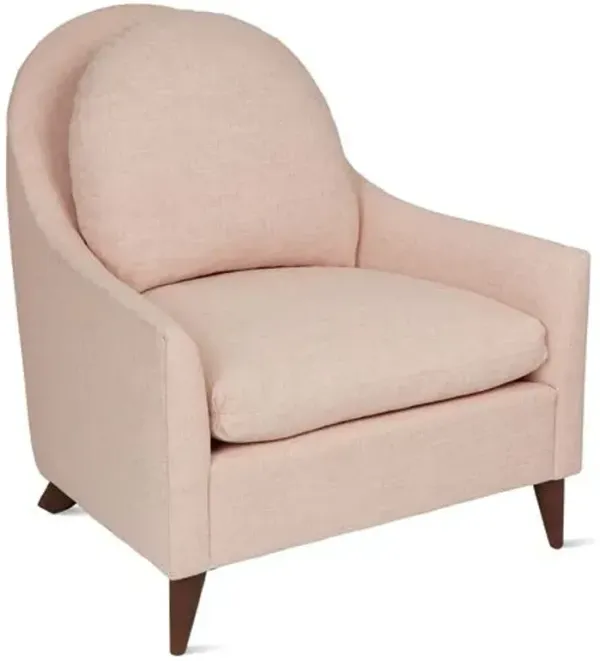 Kim Salmela - Lowell Linen Chair - Pink