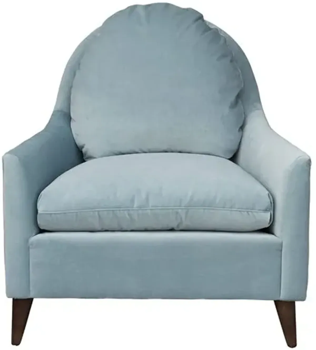 Kim Salmela - Lowell Velvet Chair - Blue