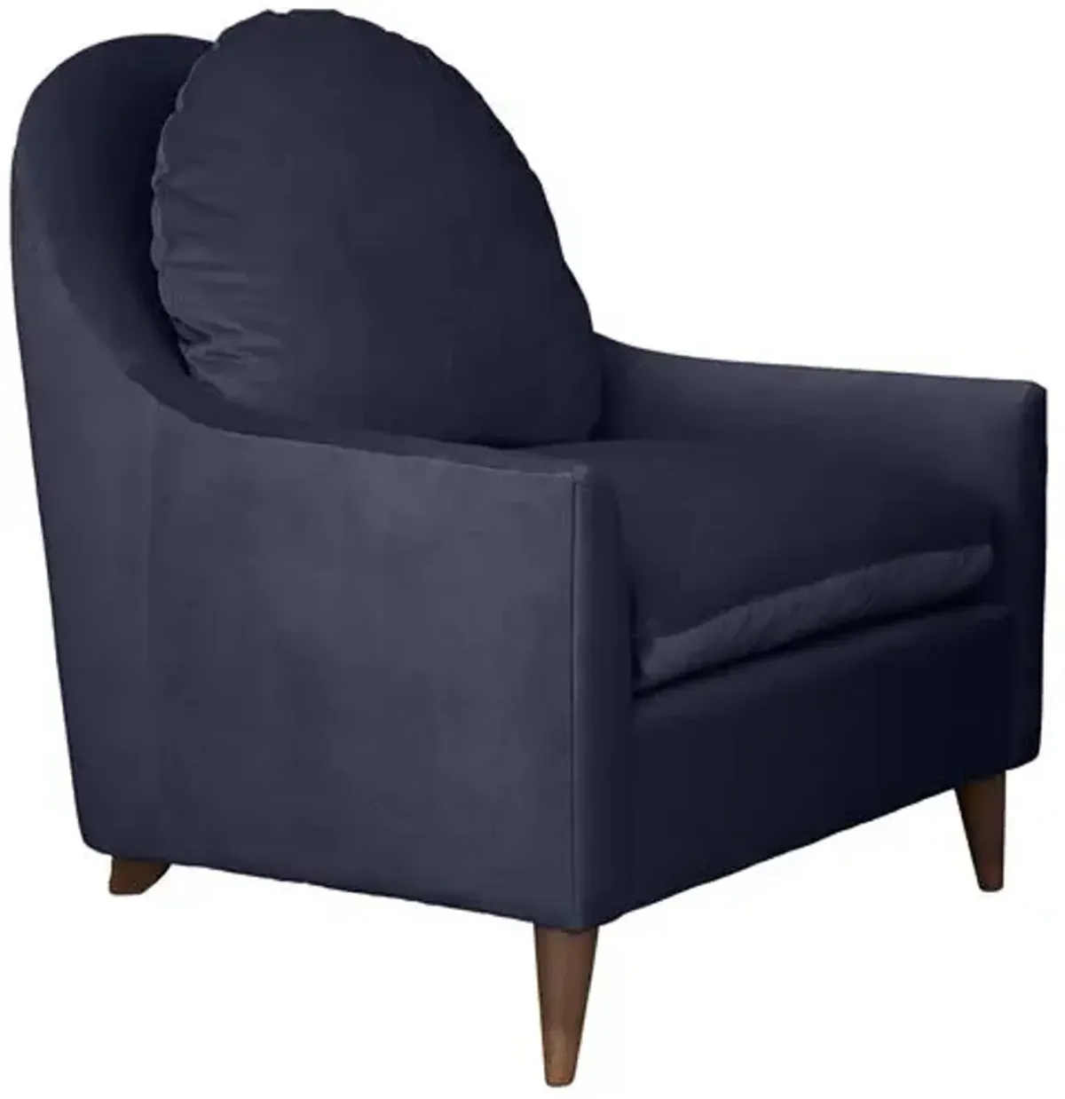 Kim Salmela - Lowell Velvet Chair - Blue