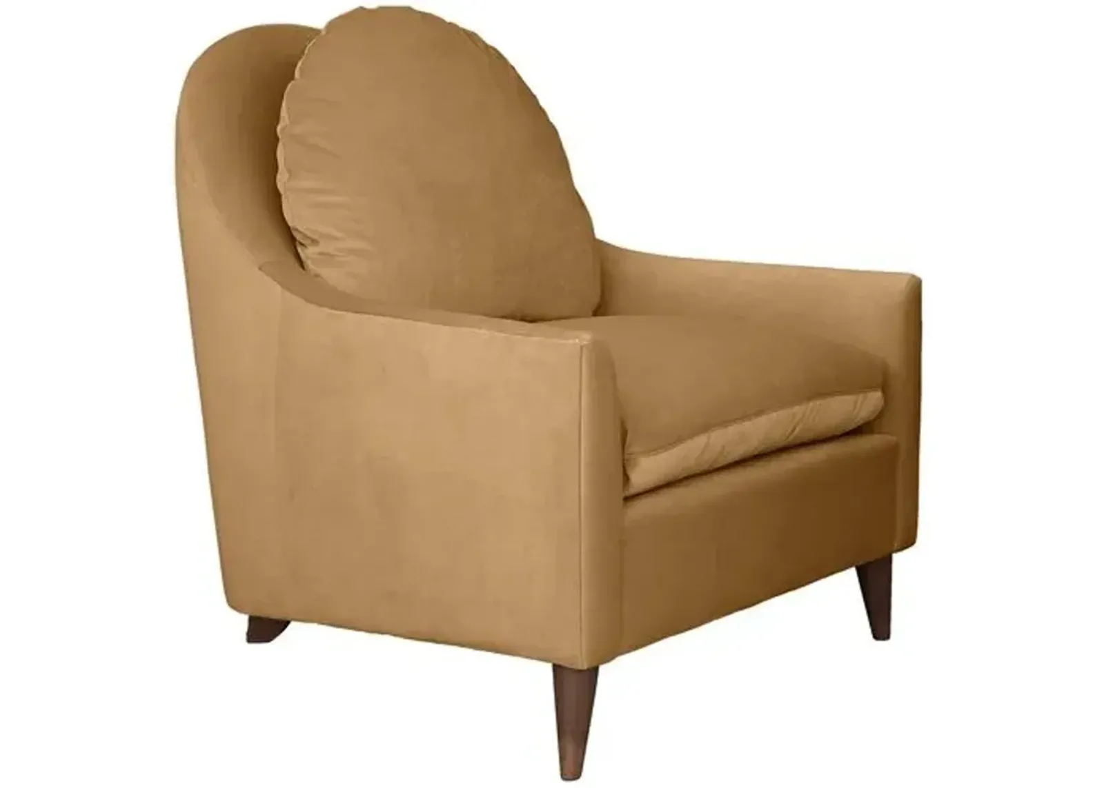 Kim Salmela - Lowell Velvet Chair - Brown