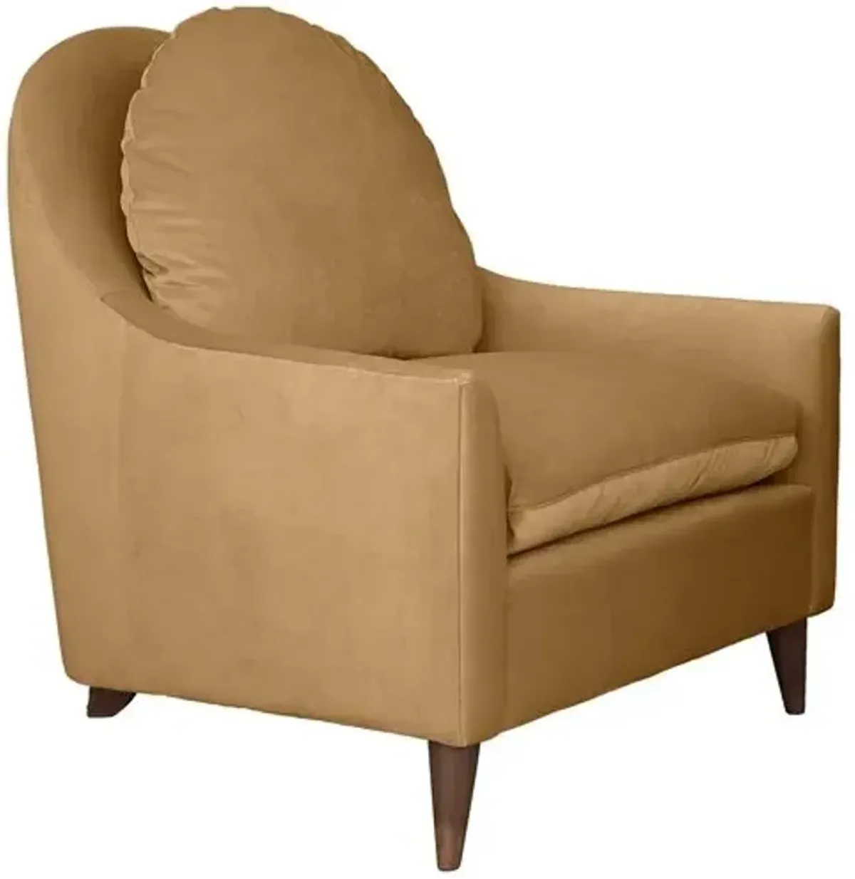 Kim Salmela - Lowell Velvet Chair - Brown