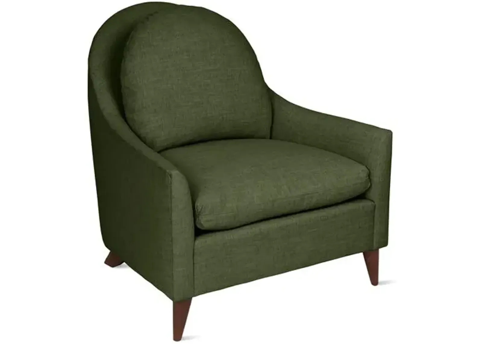 Kim Salmela - Lowell Linen Chair - Green