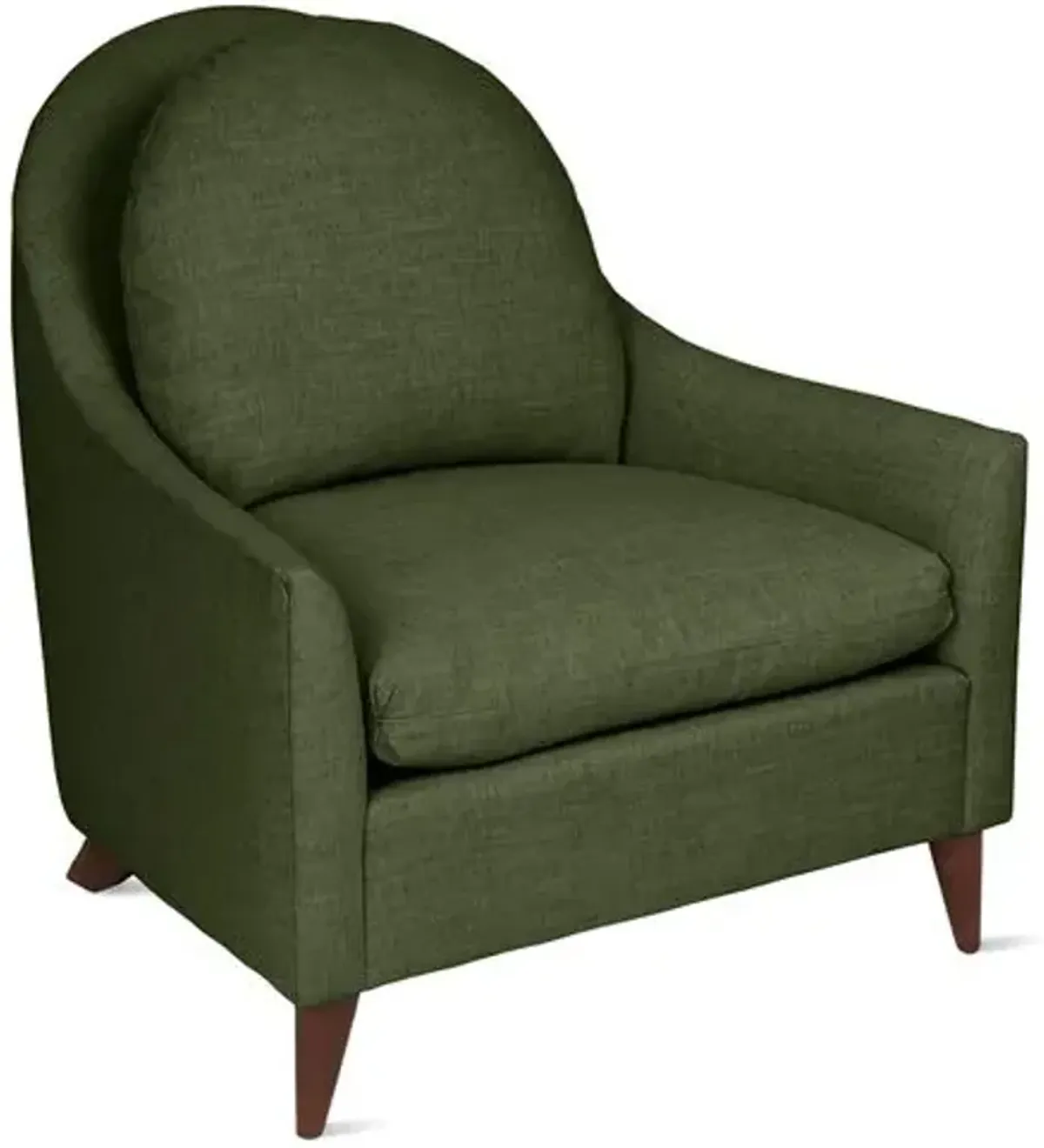 Kim Salmela - Lowell Linen Chair - Green